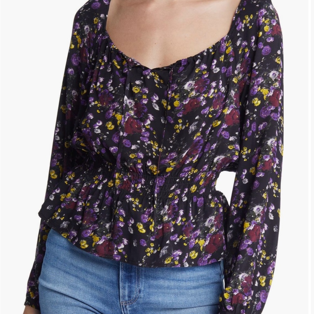 Floral Long Sleeve Women's Top